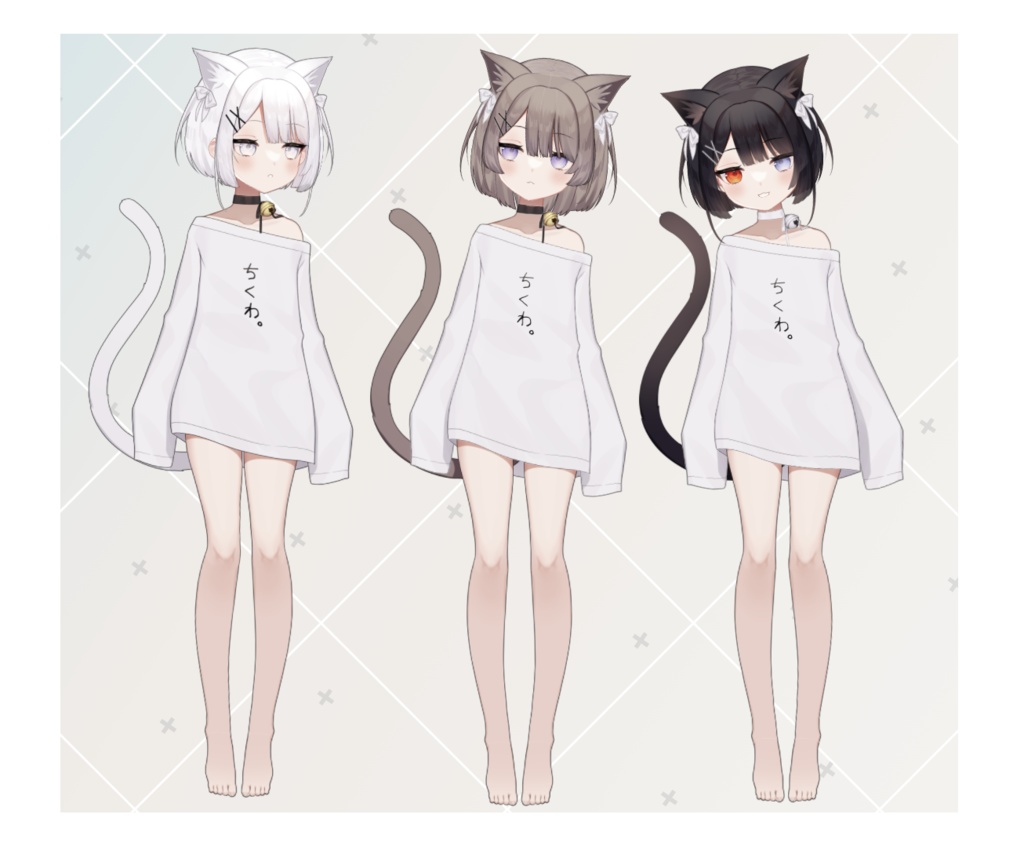 【全2240通り+α】髪型もカスタムできる「汎用ちくわちゃん」