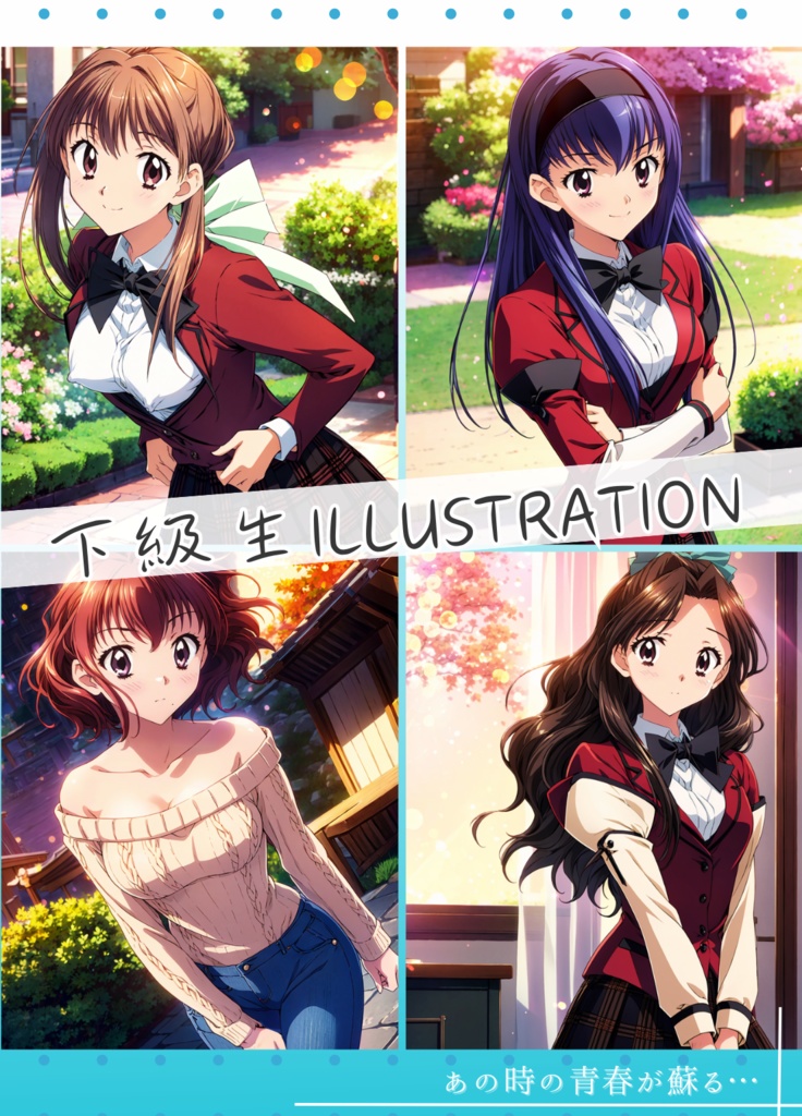 下級生ILLUSTRATION 180枚(全年齢版)