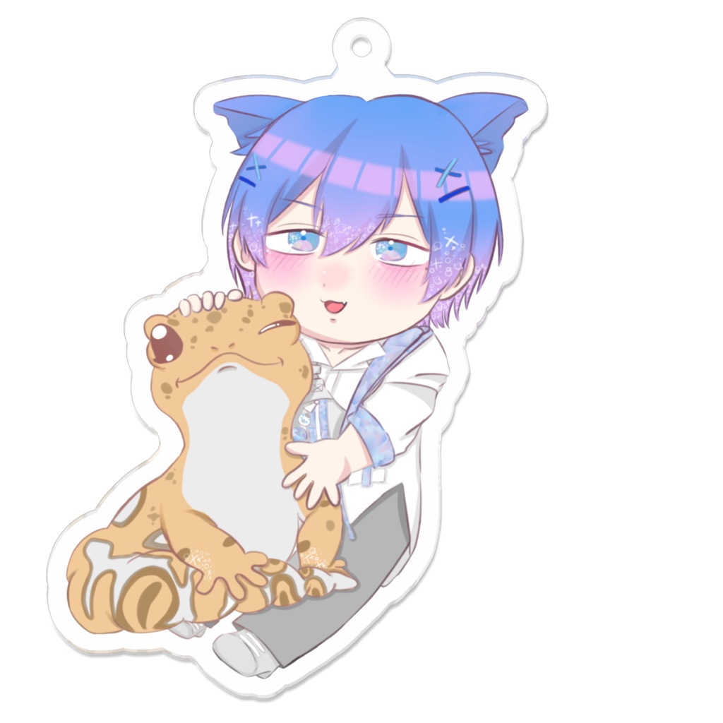 2周年アクリルキーホルダー(紫陽花)