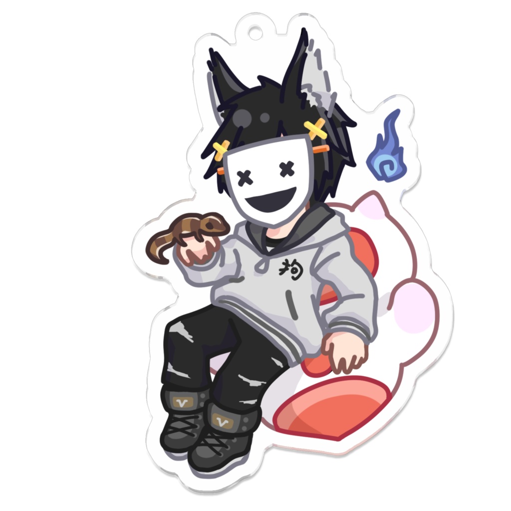 2周年アクリルキーホルダー(仮面)