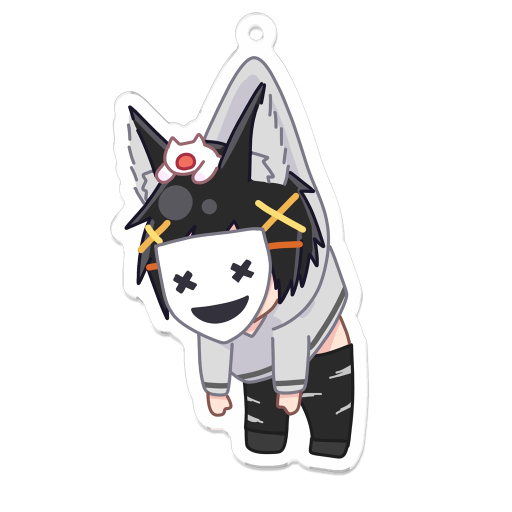 二年半アクリルキーホルダー(仮面)