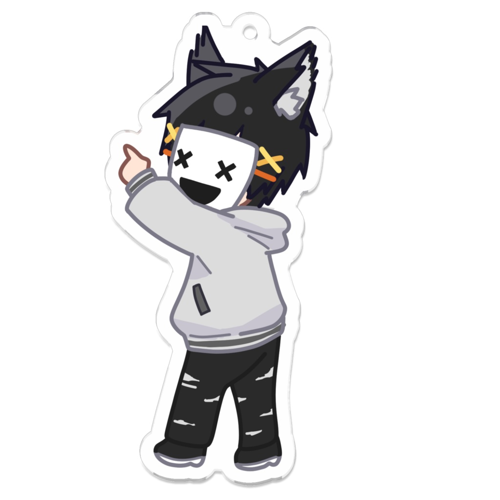 三周年アクリルキーホルダー（仮面）