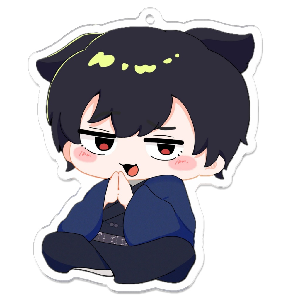 三周年アクリルキーホルダー（和服）