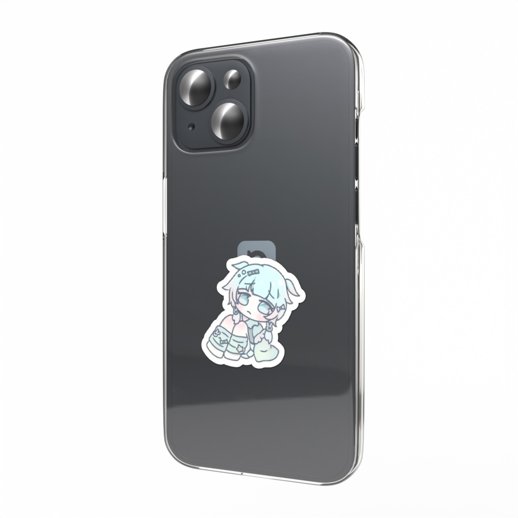 天使界隈の女の子のステッカー