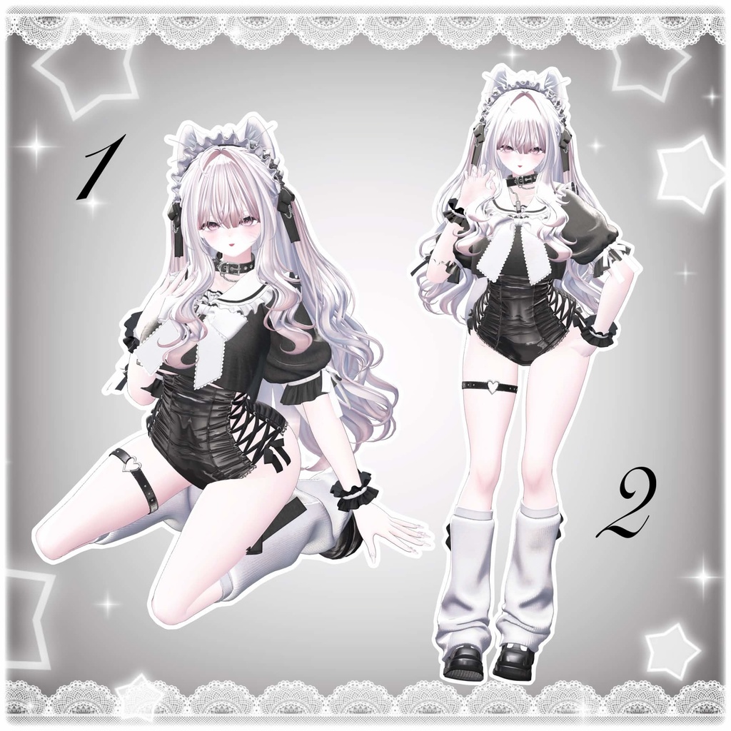 【無料】ふりーぽーず 6種+♡支援版 4種♡