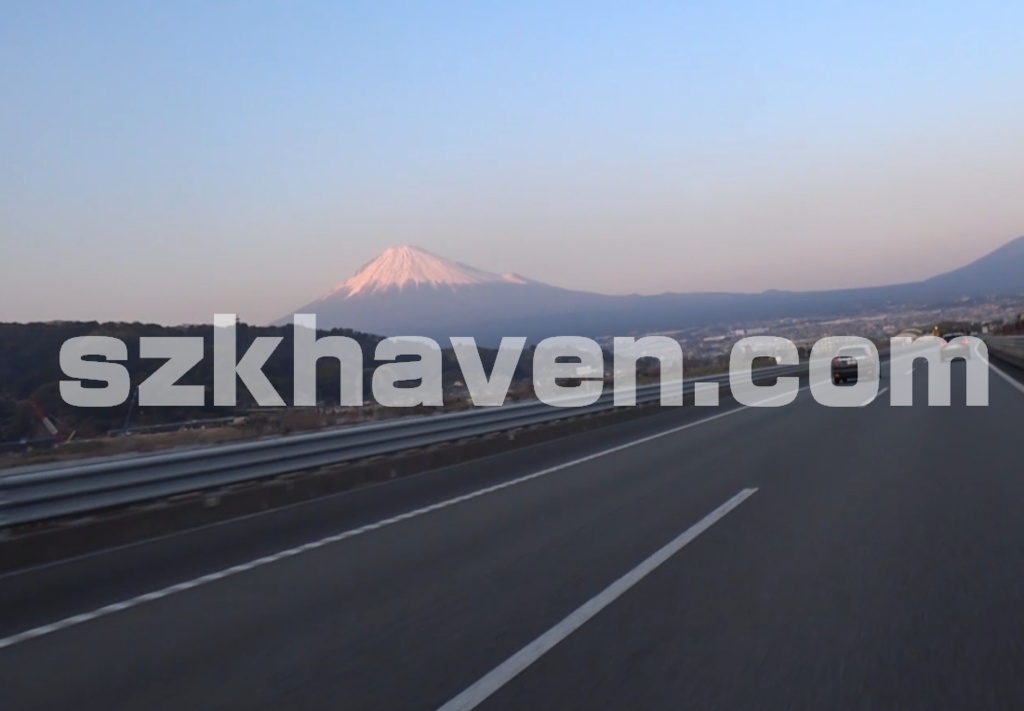 【映像素材】富士山と高速道路01【1080p】