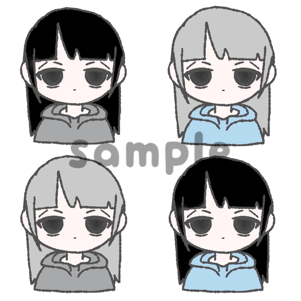 無気力|ゆる系SNSアイコン