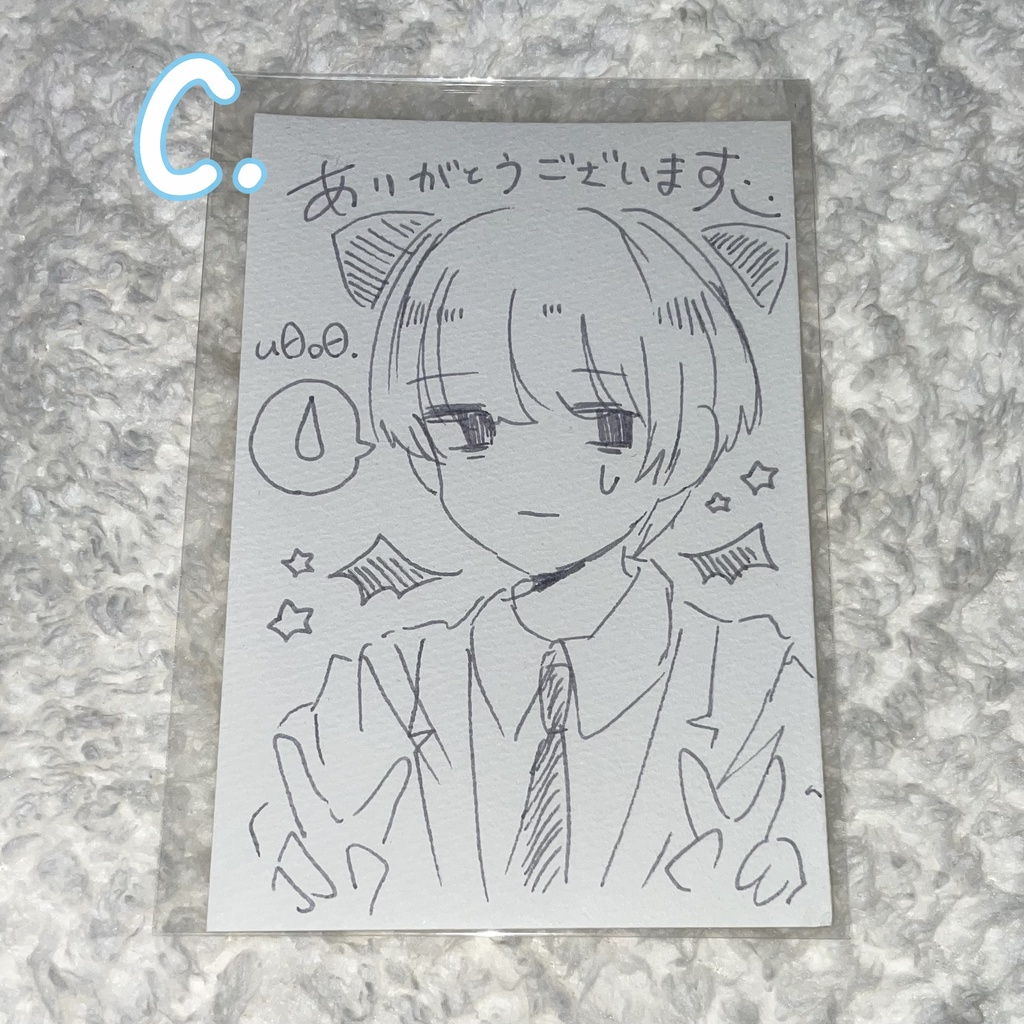 ドローイング(原画イラスト) 全11種類¥100~¥500