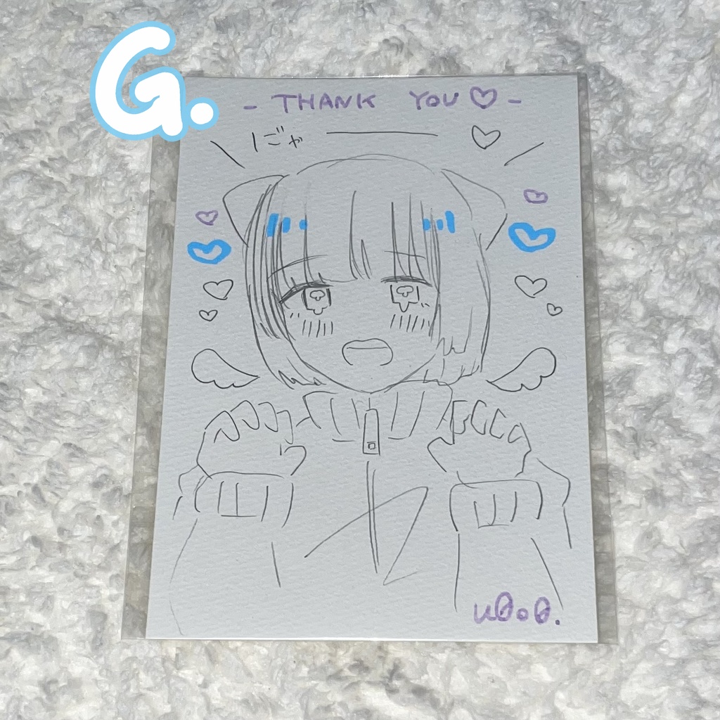 ドローイング(原画イラスト) 全11種類¥100~¥500