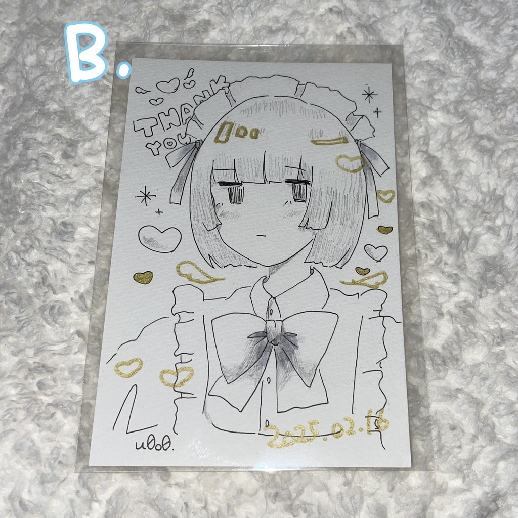 ドローイング(原画イラスト) 全11種類¥100~¥500