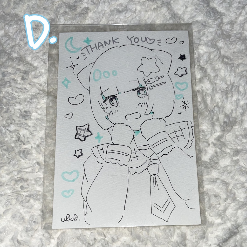 ドローイング(原画イラスト) 全11種類¥100~¥500