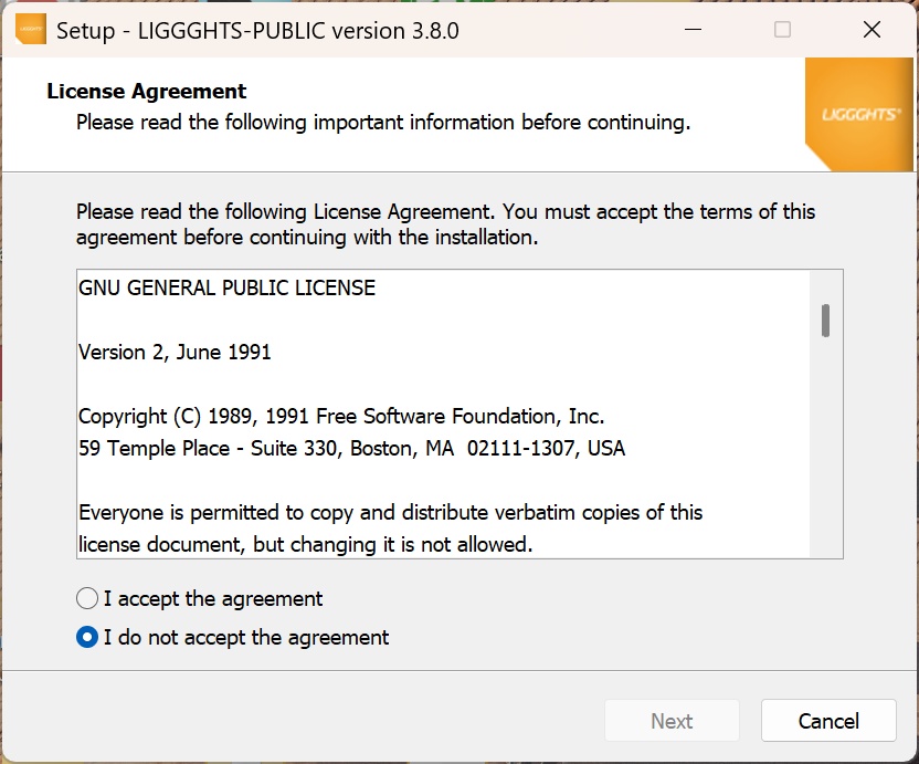 LIGGGHTS-PUBLIC 3.8.0(Windows x64)インストーラ【MPI / VTK / Voronoi / JPEG 対応】
