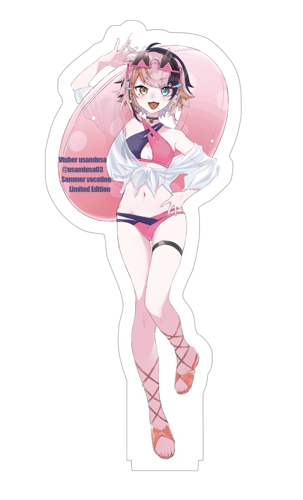 ★特典付き【宇佐美ウサ】2022夏限定 アクリルスタンド(水着ver)
