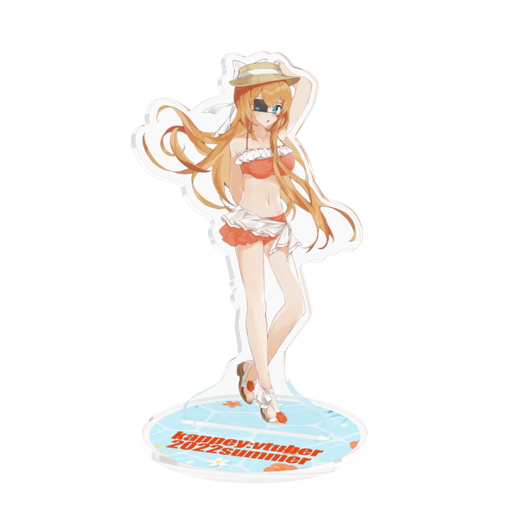 ★受注生産&特典付き【かっぺ~】2022夏限定 アクリルスタンド(水着ver)