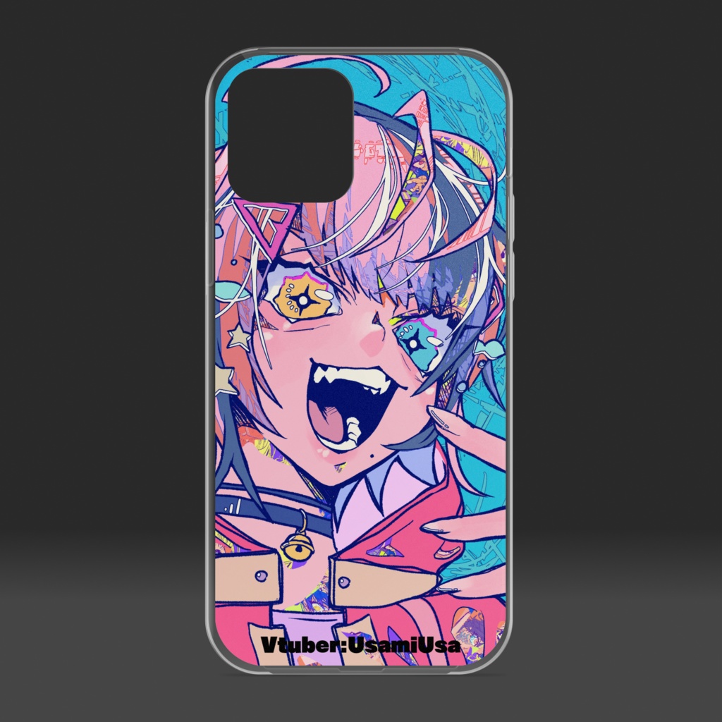 ★受注生産【宇佐美ウサ(illust:世津田スン)】クリアiPhoneケース