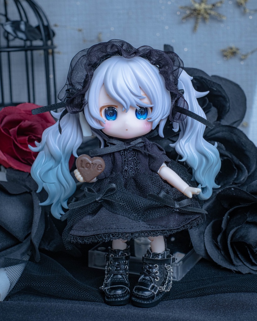 白×黒ゴシック