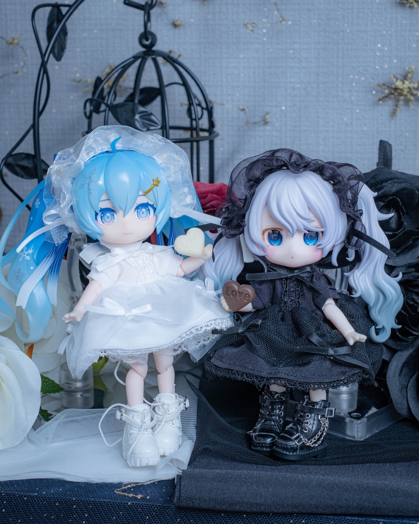 白×黒ゴシック