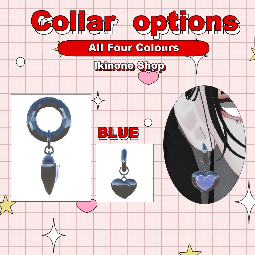 揺れるハートピアス