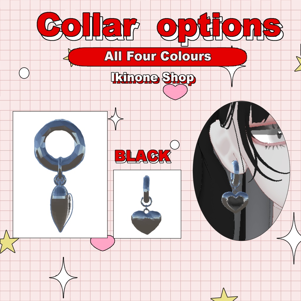 揺れるハートピアス