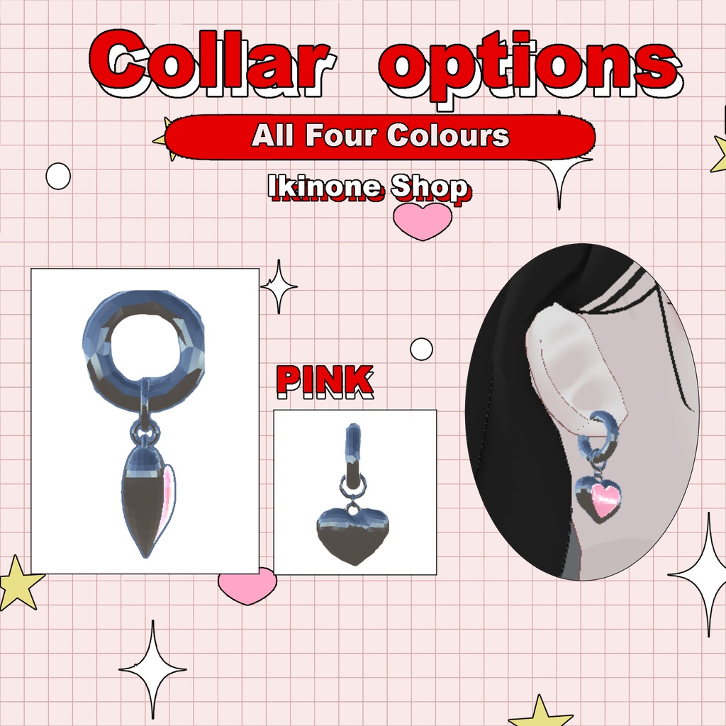 揺れるハートピアス