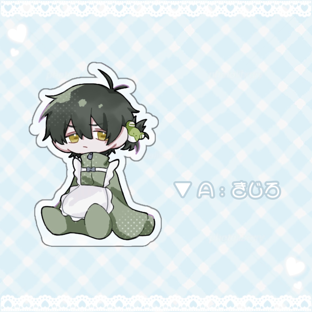 へびかえるミニアクリルブロック