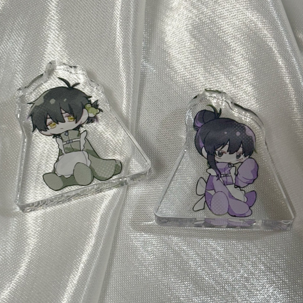 へびかえるミニアクリルブロック