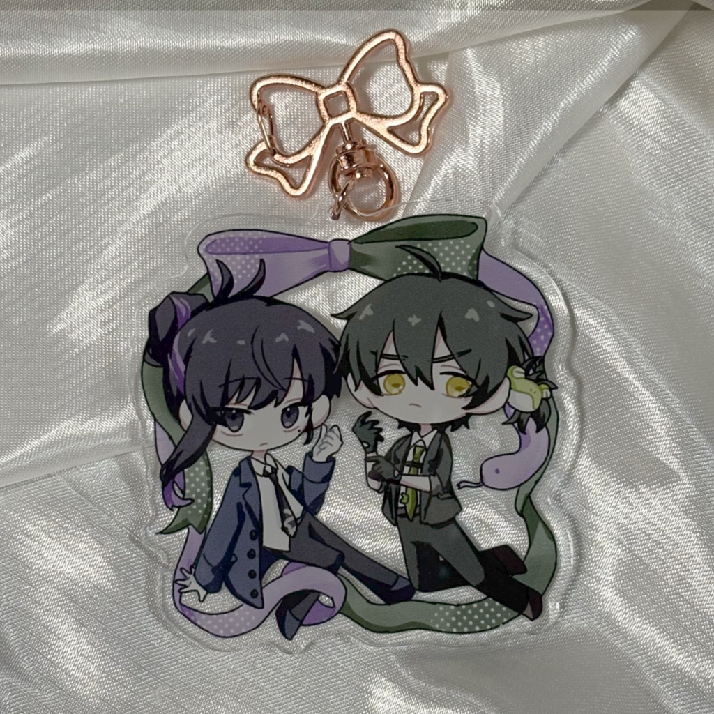 1.探索者ペアアクリルキーホルダー