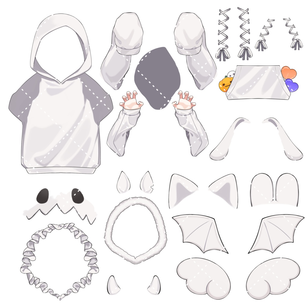 ハロウィンパーカー衣装🎃