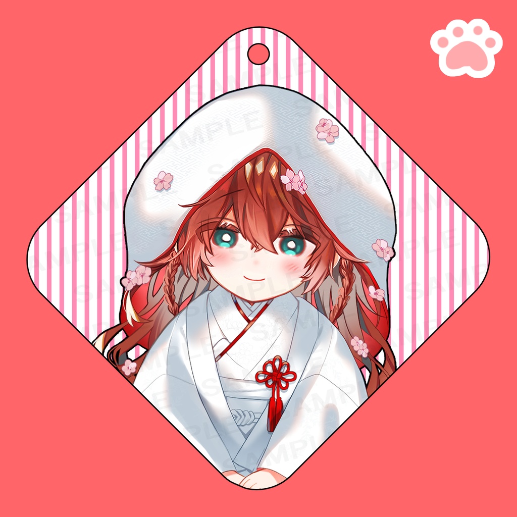 花嫁イオさんビニールキーホルダー