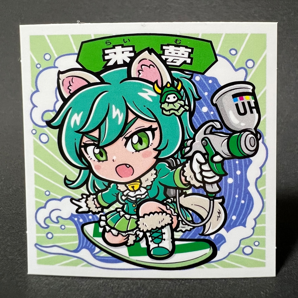 江ノ島コラボ 来夢ステッカー 3枚組