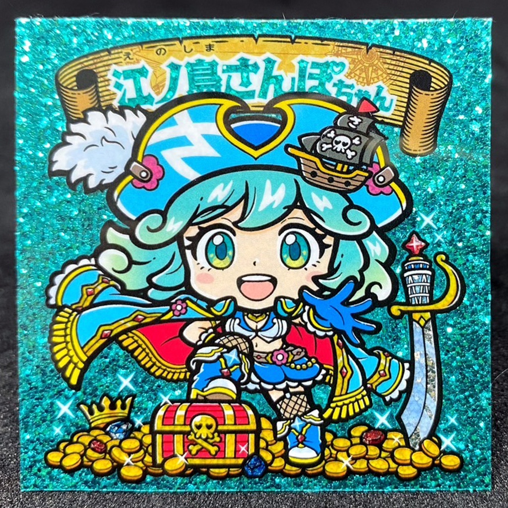 江ノ島コラボステッカー 2022 江ノ島さんぽちゃんアナザーVer