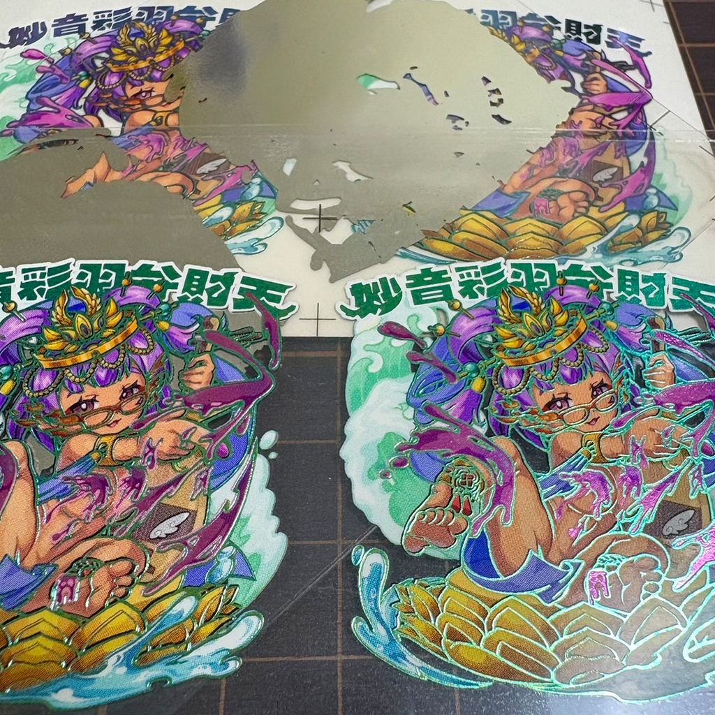 匠貝堂コラボシール アナザー箔押しシール【夢咲彩羽】