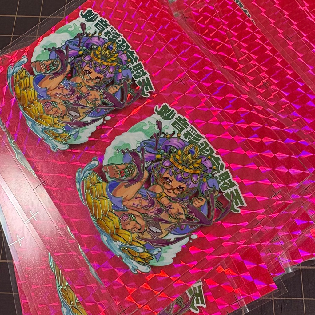 匠貝堂コラボシール アナザー箔押しシール【夢咲彩羽】