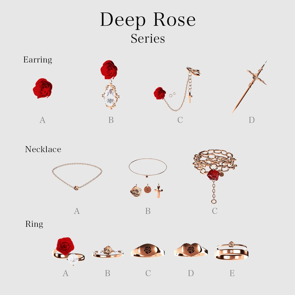 12set Accessory / Deep Rose -深く誓う- 【MA対応】