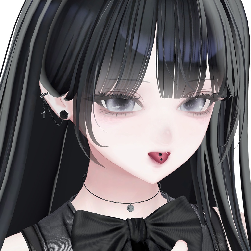 【しゅあん専用】Tongue Piercing Ball / 舌ピアス【リップシンク・MA対応】