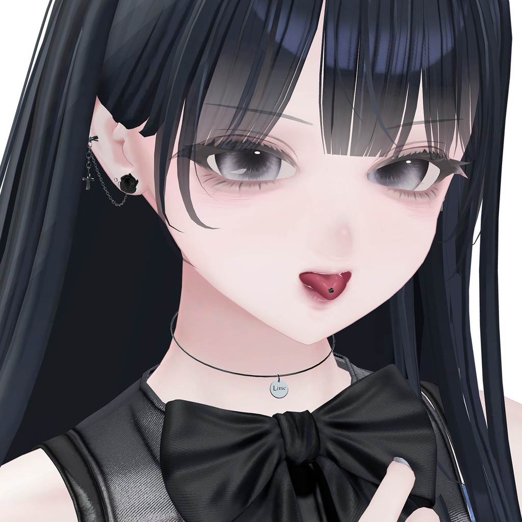 Ver.2.0【しゅあん専用】Tongue Piercing Ball / 舌ピアス【リップシンク・MA対応】