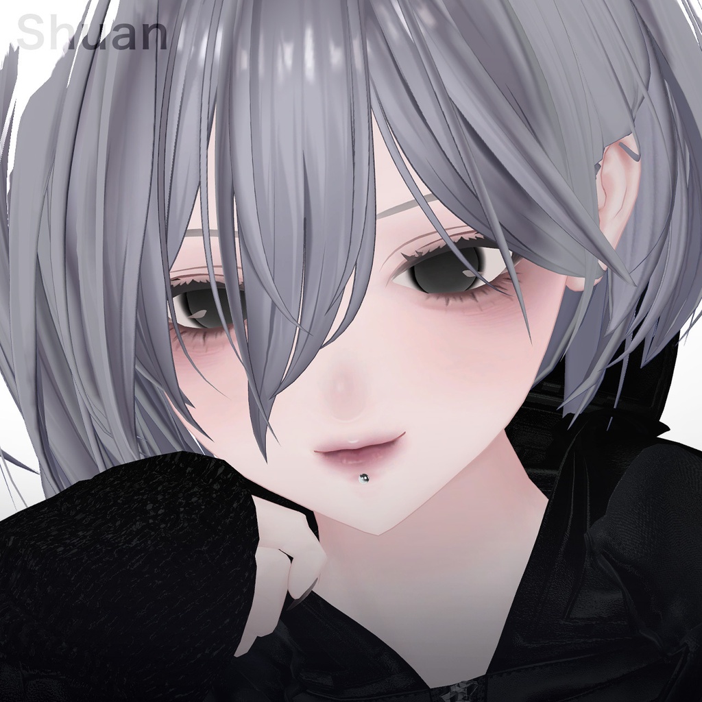 SALE⭐【4アバター対応】Lip Piercing - Ball & Spike -|口ピアス ラブレット リップピアス【リップシンク・MA対応】