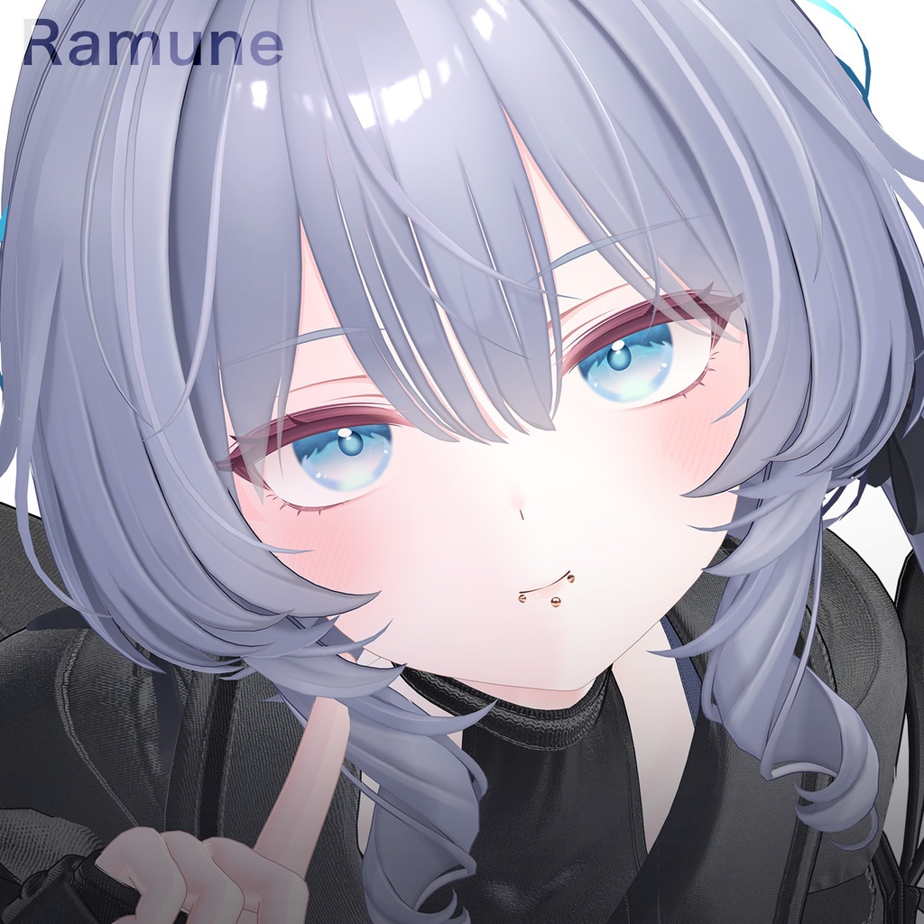 SALE⭐【4アバター対応】Lip Piercing - Ball & Spike -|口ピアス ラブレット リップピアス【リップシンク・MA対応】