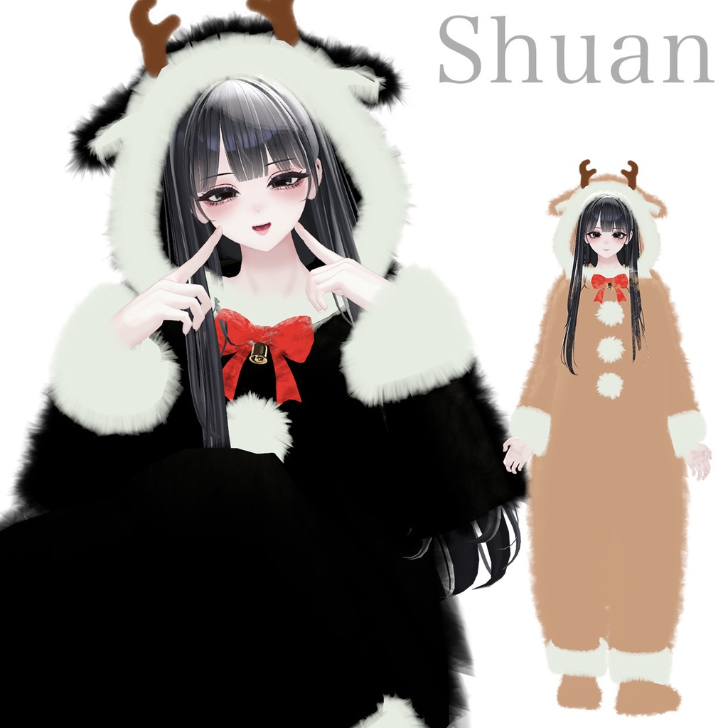 【しゅあん・マウフェ対応】もふもふトナカイ【MA対応】