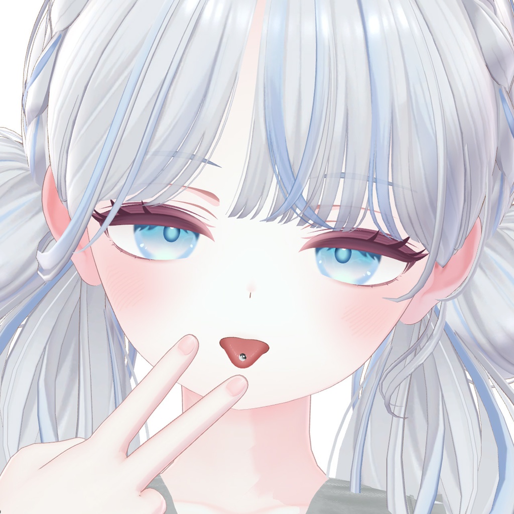 【ラムネ専用】Tongue Piercing Ball / 舌ピアス【リップシンク・MA対応】