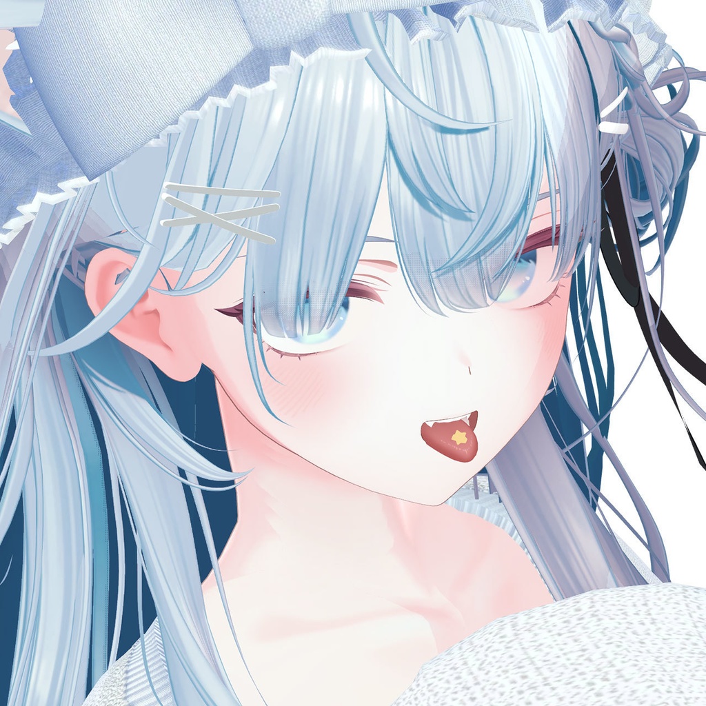 【ラムネ専用】ラムネと金平糖の舌ピアス / Tongue Piercing Candy【リップシンク・MA対応】