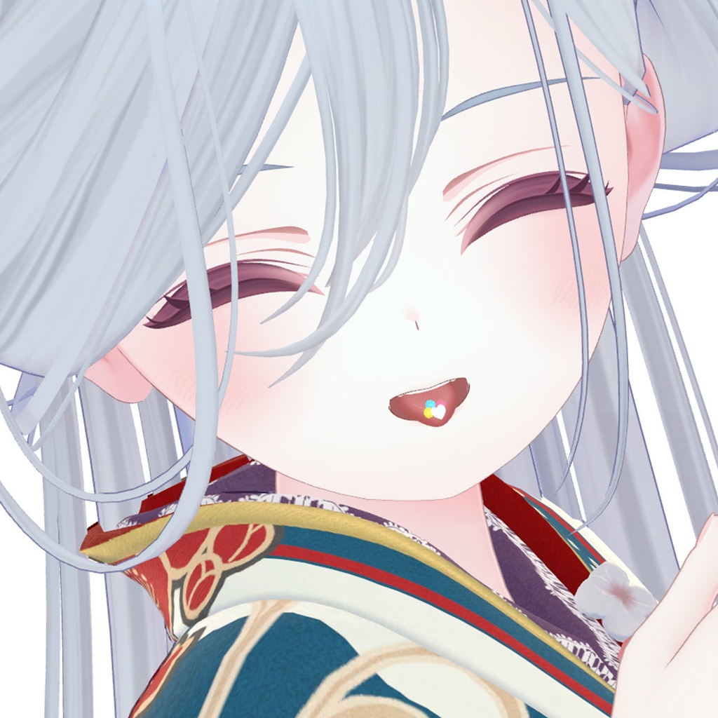 【ラムネ専用】ラムネと金平糖の舌ピアス / Tongue Piercing Candy【リップシンク・MA対応】