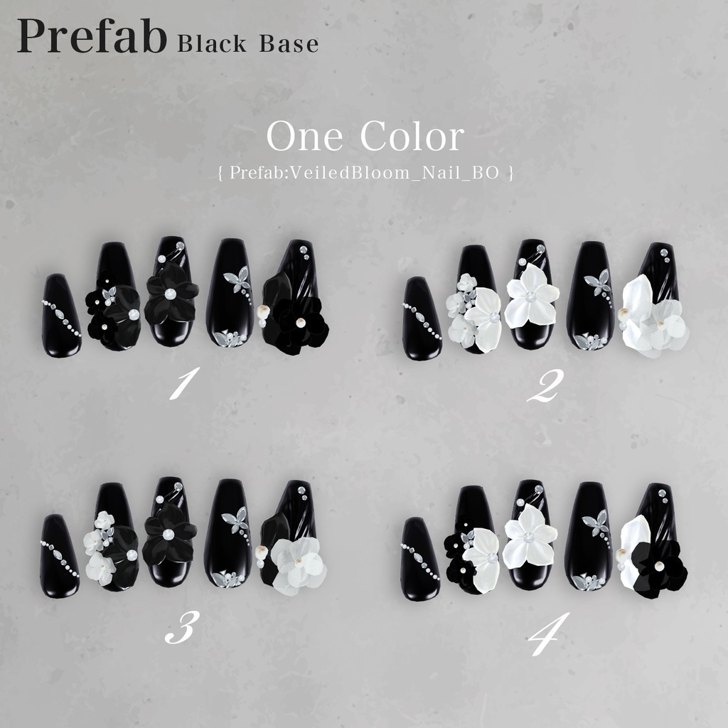 48H限定⭐発売記念セール【しゅあん・ラムネ専用】Nail / Veiled Bloom -ウスギヌノハナ- 【MA対応】