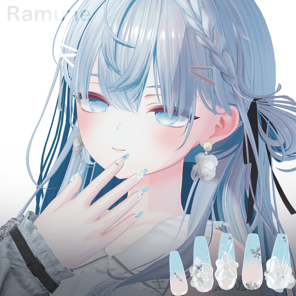 48H限定⭐発売記念セール【しゅあん・ラムネ専用】Nail / Veiled Bloom -ウスギヌノハナ- 【MA対応】