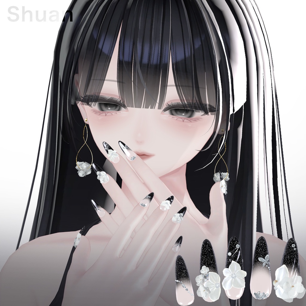 48H限定⭐発売記念セール【しゅあん・ラムネ専用】Nail / Veiled Bloom -ウスギヌノハナ- 【MA対応】
