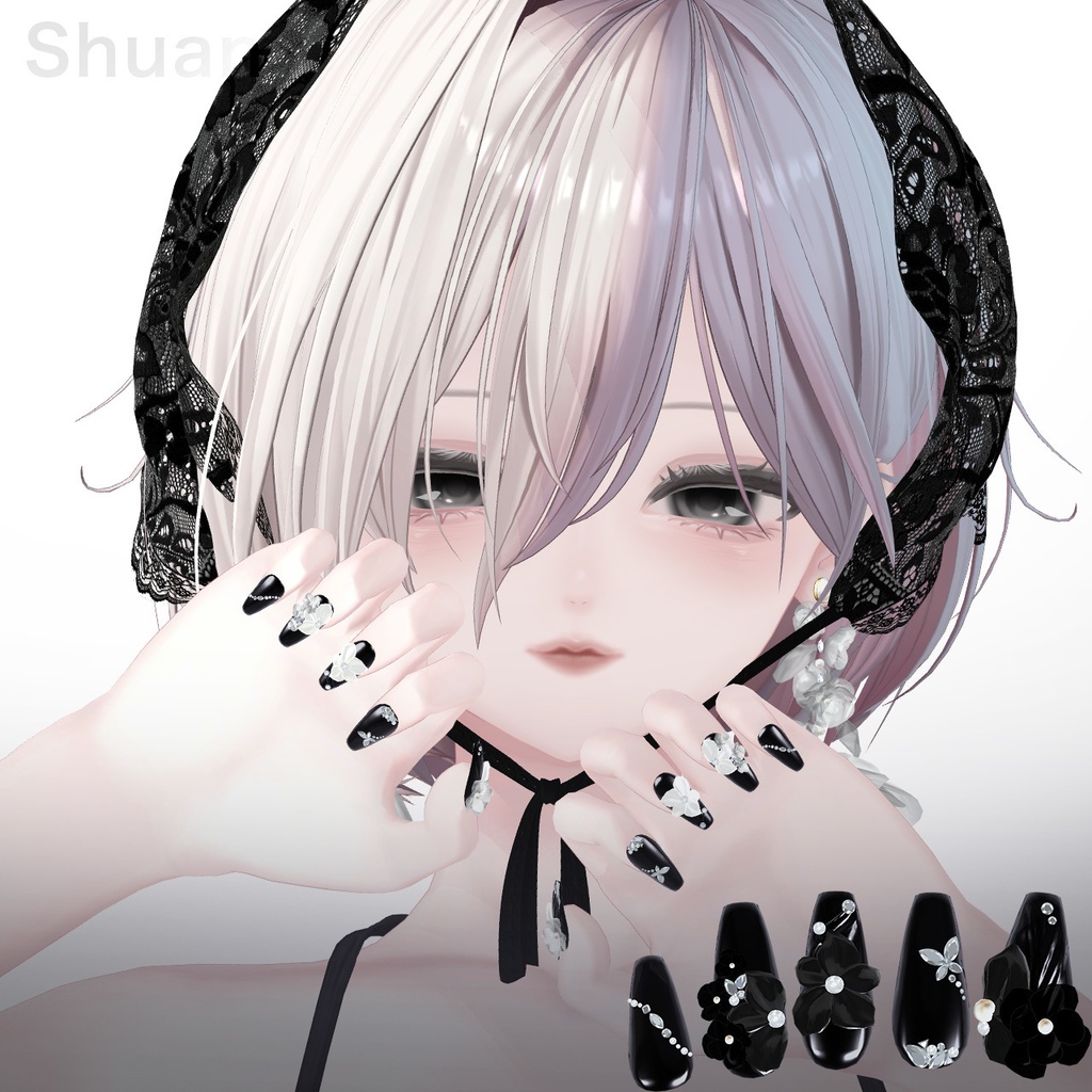 48H限定⭐発売記念セール【しゅあん・ラムネ専用】Nail / Veiled Bloom -ウスギヌノハナ- 【MA対応】