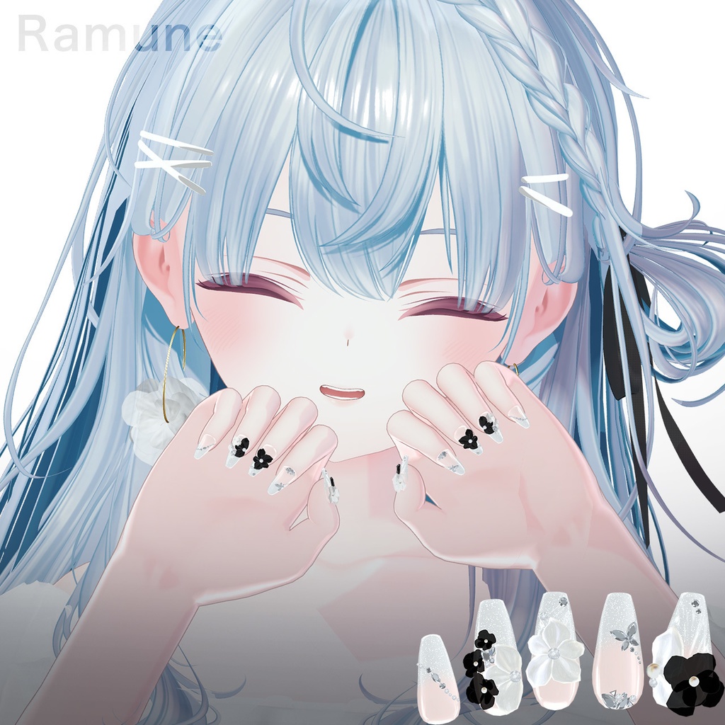 48H限定⭐発売記念セール【しゅあん・ラムネ専用】Nail / Veiled Bloom -ウスギヌノハナ- 【MA対応】