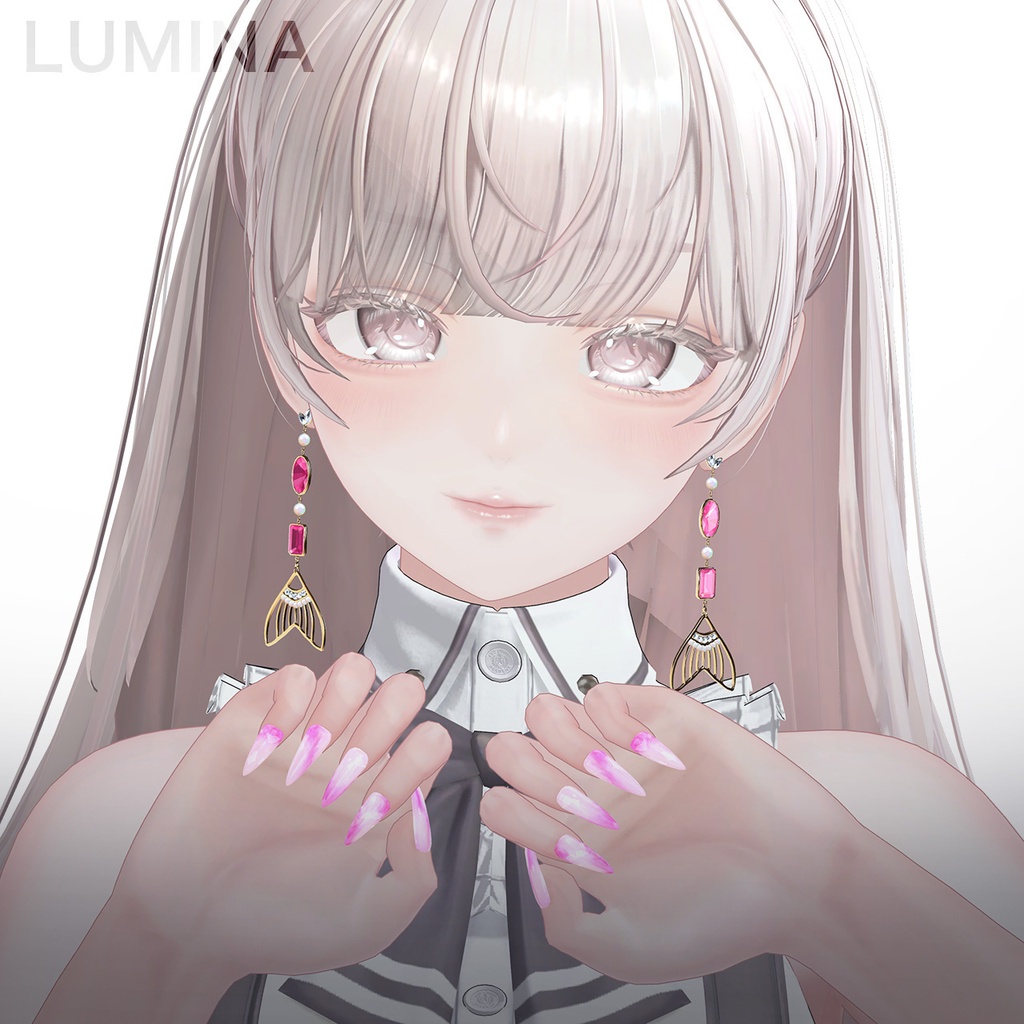 SALE✨13set Earring & 3set Nail|Abyssal -深海の宝石-【MA対応】