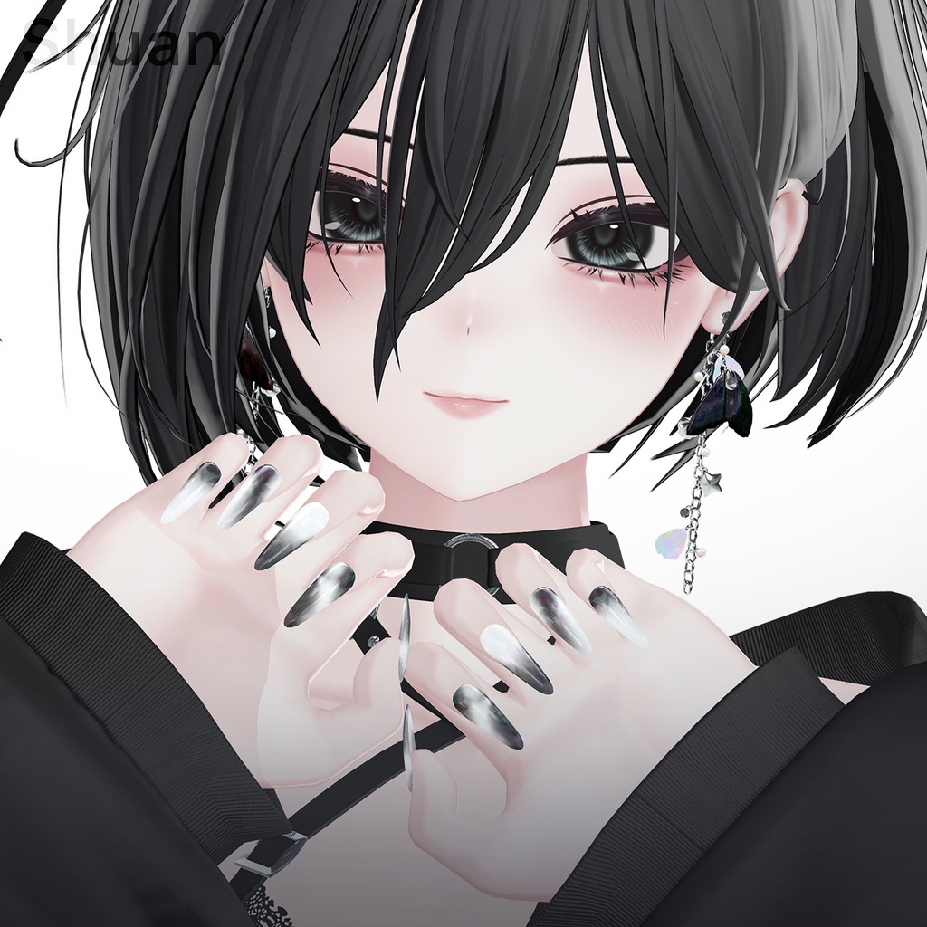 SALE✨13set Earring & 3set Nail|Abyssal -深海の宝石-【MA対応】