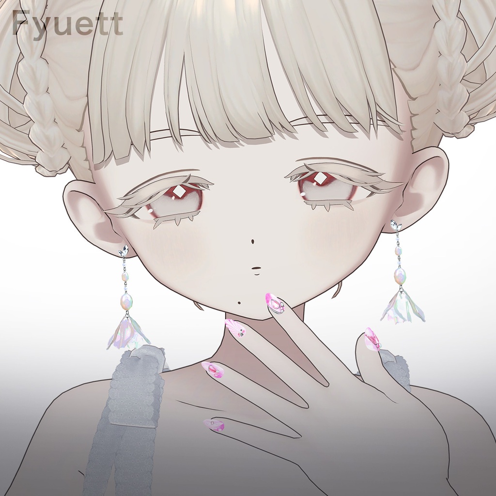 SALE✨13set Earring & 3set Nail|Abyssal -深海の宝石-【MA対応】
